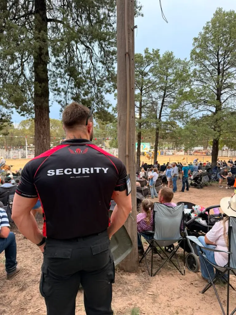 Crowd Control Security Guard
